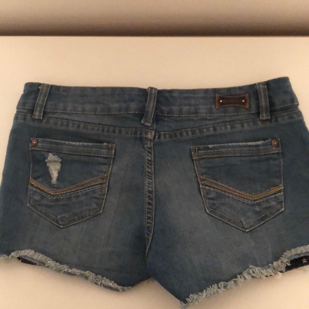 denim shorts - Picture 2 of 2